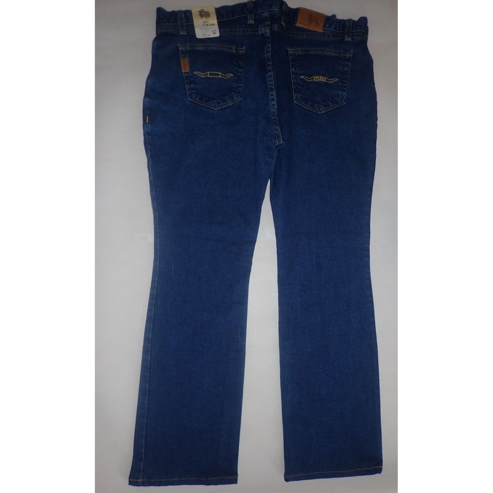 TEXAS JEANS Women's Jean  18 Stretch Bootcut Blue Denim USA made 38 x 30 NEW - Picture 5 of 9